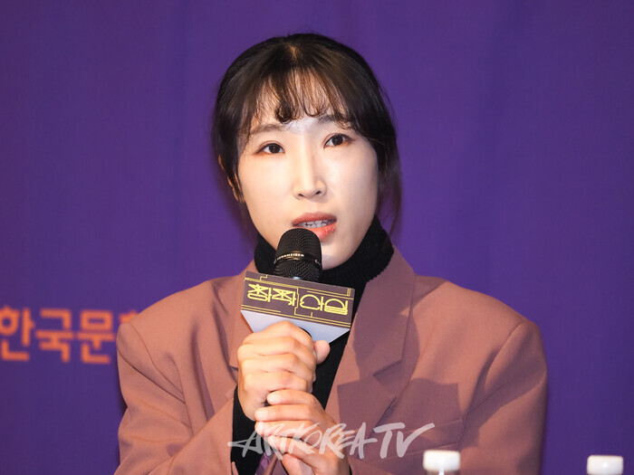 '제17회 공연예술창작산실 올해의신작' 1차 기자간담회(백주희 안무가) 2024.12.26 사진 ⓒ아트코리아방송 이용선 기자