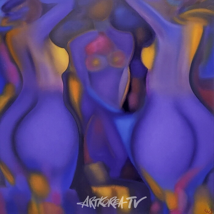 빛의 정원 oil on canvas 91-91cm 50호