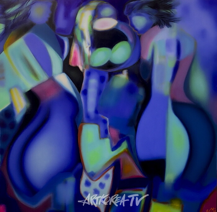 빛의 정원 oil on canvas 97-97cm 60호