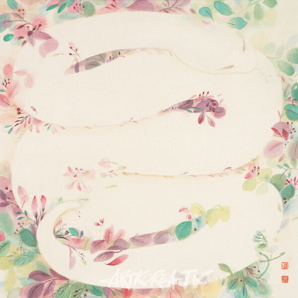 이선영, 사심지음, 50×50cm, 비단에진채, 2025