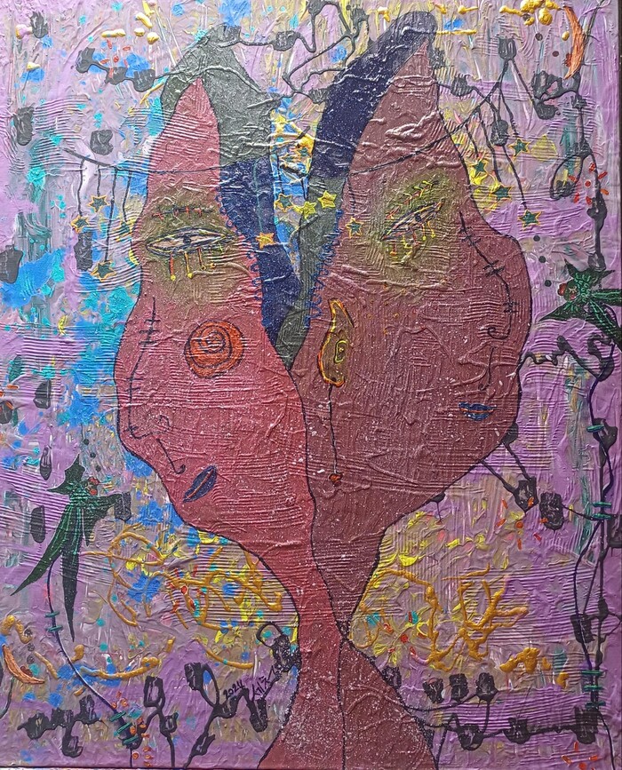 진주린 - 초대받은 잔치 53.0 × 65.1cmmixed media on canvas 2024