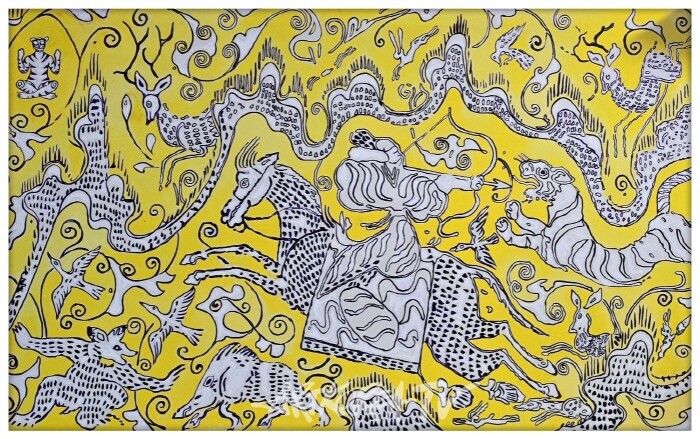 말, 90.9x65.1cm, oil on canvas, 2024