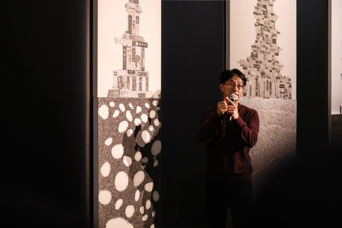 박진우 작가의 'Still Alive' 아티스트 토크. 제공 예술의전당