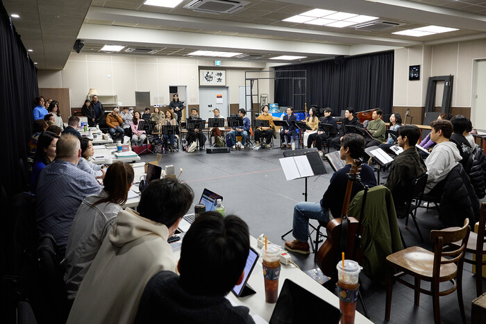 뮤지컬 '원스' 상견례 현장. 제공 신시컴퍼니