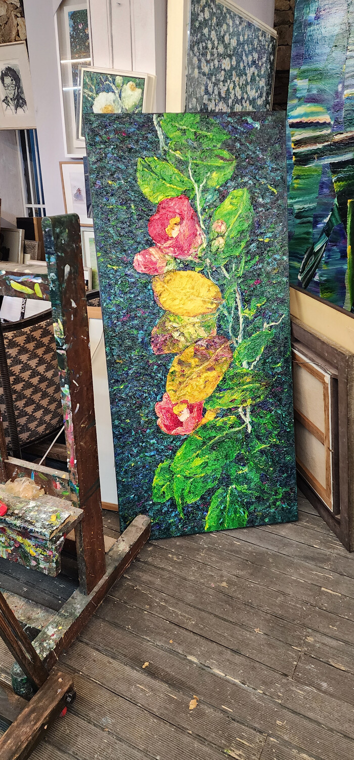 강종열 화백의 동백꽃 시리즈