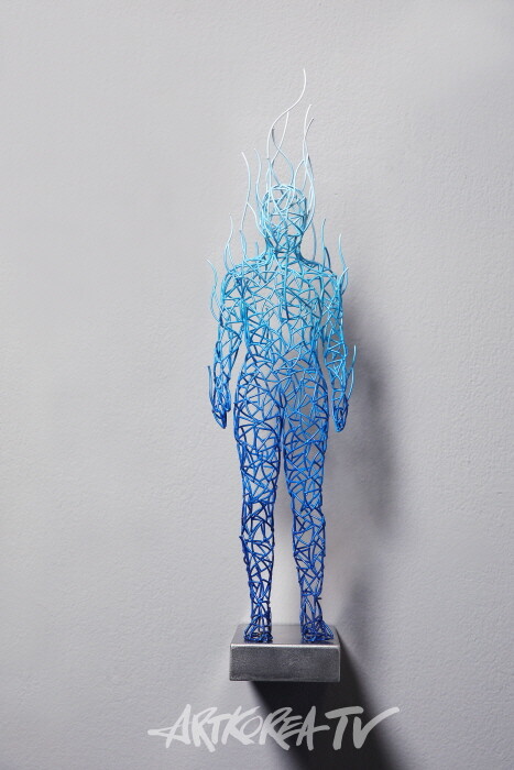 김정희, Space – IDEA 1, 20x25x65cm, Stainless Steel, 2023