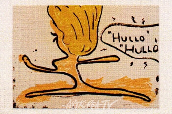 로즈와일리_Scissor Girl, Hullo Hullo_59.7x84.1cm_2020