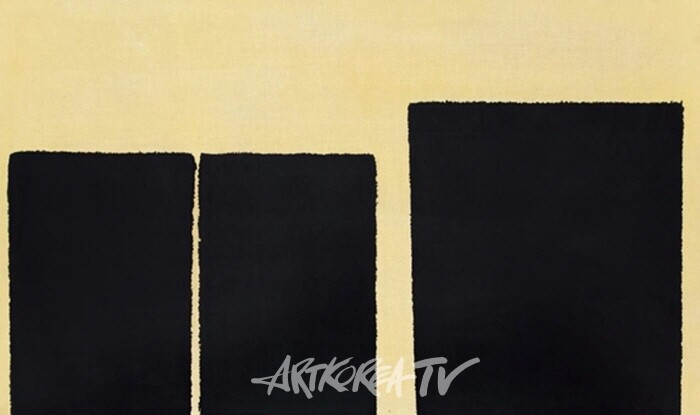 윤형근_Burnt Umber and Ultramarine_97×162.2cm_린넨에 유채_1996