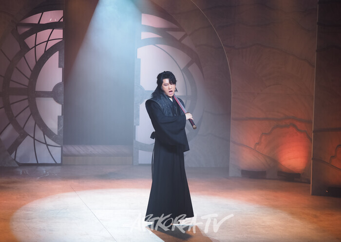 뮤지컬 '무명호걸'(가토 기요마사 역 백인태) 2025.01.10 사진 ⓒ아트코리아방송 이용선 기자