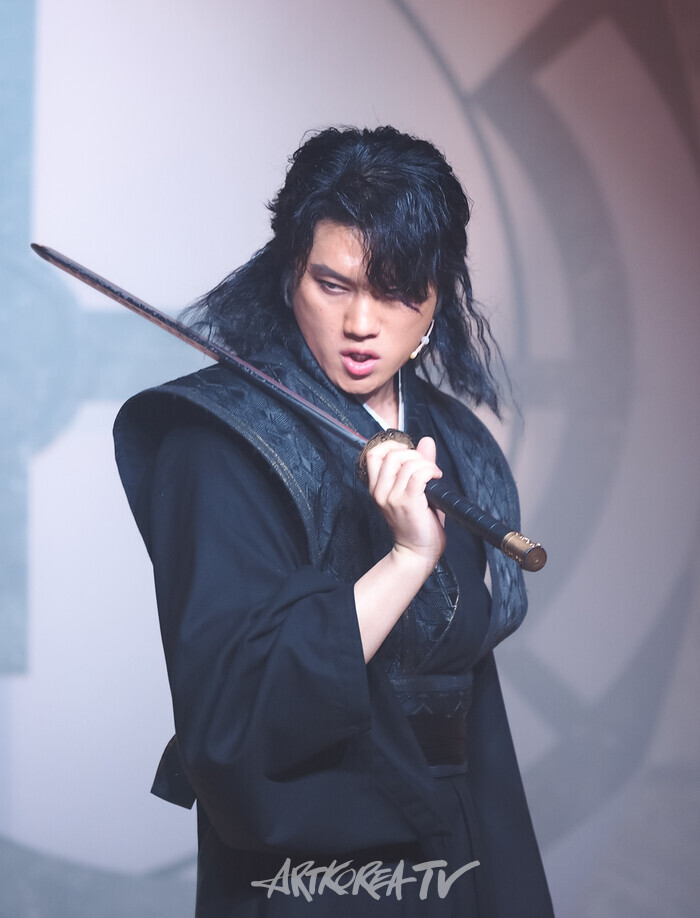 뮤지컬 '무명호걸'(가토 기요마사 역 백인태) 2025.01.10 사진 ⓒ아트코리아방송 이용선 기자