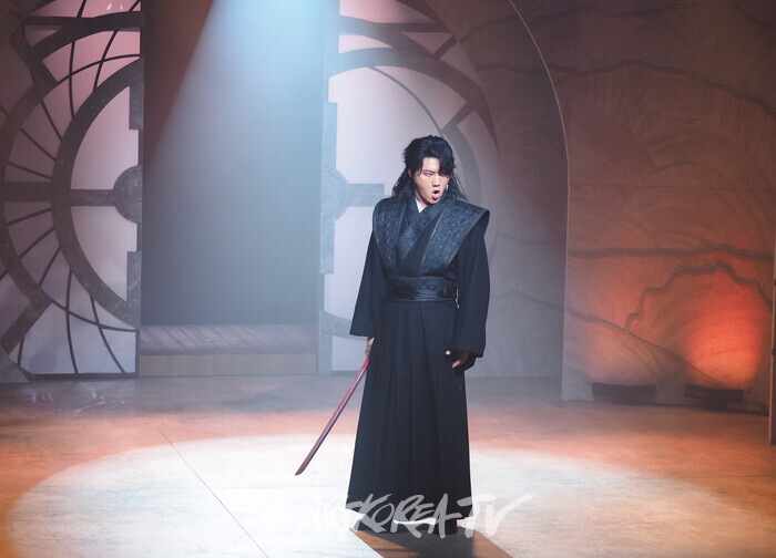 뮤지컬 '무명호걸'(가토 기요마사 역 백인태) 2025.01.10 사진 ⓒ아트코리아방송 이용선 기자