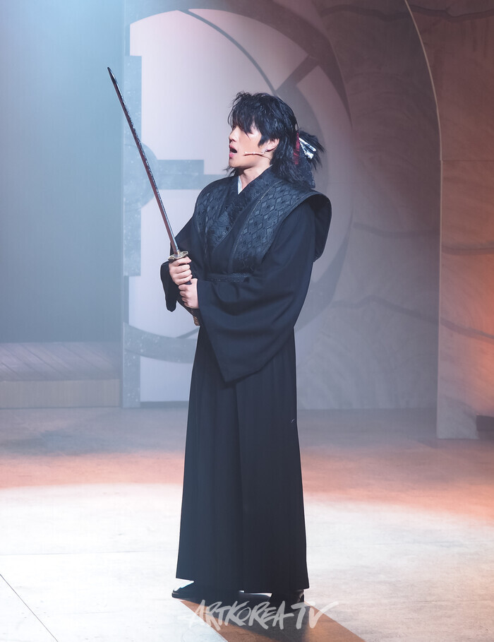 뮤지컬 '무명호걸'(가토 기요마사 역 백인태) 2025.01.10 사진 ⓒ아트코리아방송 이용선 기자