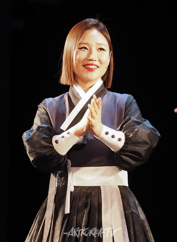 여성국극 '벼개가 된 사나히' 공연(강다인). 2025.01.15 사진 ⓒ아트코리아방송 이용선 기자