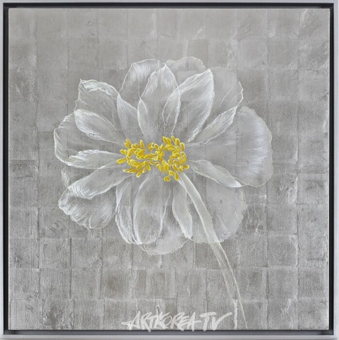 Laurent GRASSOFuture Herbarium,Oil and palladium leaf on woodFramed : 84.7 × 84.7 × 6 cm | 33 3/8 × 333 7/16 × 2 3/8 inches