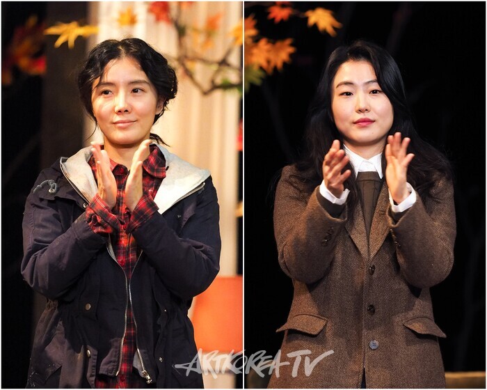 연극 '붉은 낙엽' (하지은, 장승연  2025.01.17 사진 ⓒ아트코리아방송 이용선 기자