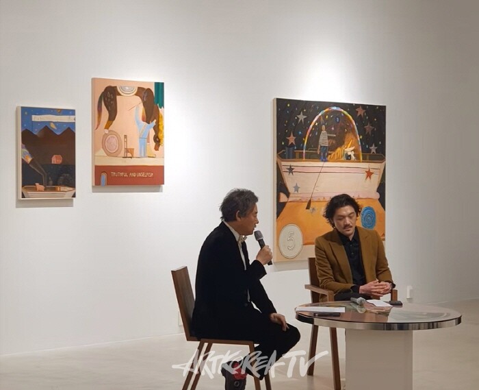 The artist talk between Hayoung Eun and art critic Kenshu Li, held as part of the exhibition's opening reception, are now available.