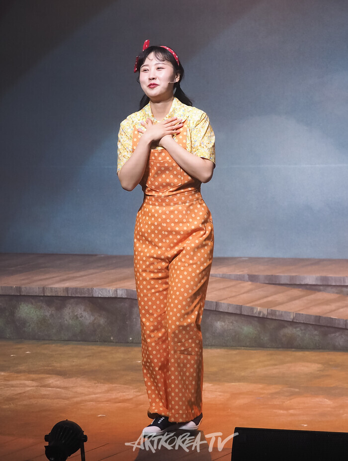 창작뮤지컬 '그해 여름' 커튼콜(이복자 역 이유경). 2025.1.31 사진 ⓒ아트코리아방송 이용선 기자