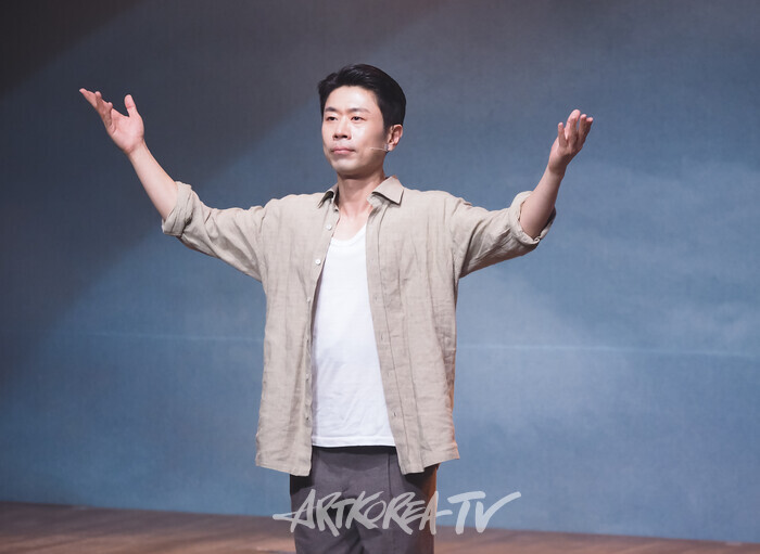 창작뮤지컬 '그해 여름' 커튼콜(김만중 역 김지훈). 2025.1.31 사진 ⓒ아트코리아방송 이용선 기자