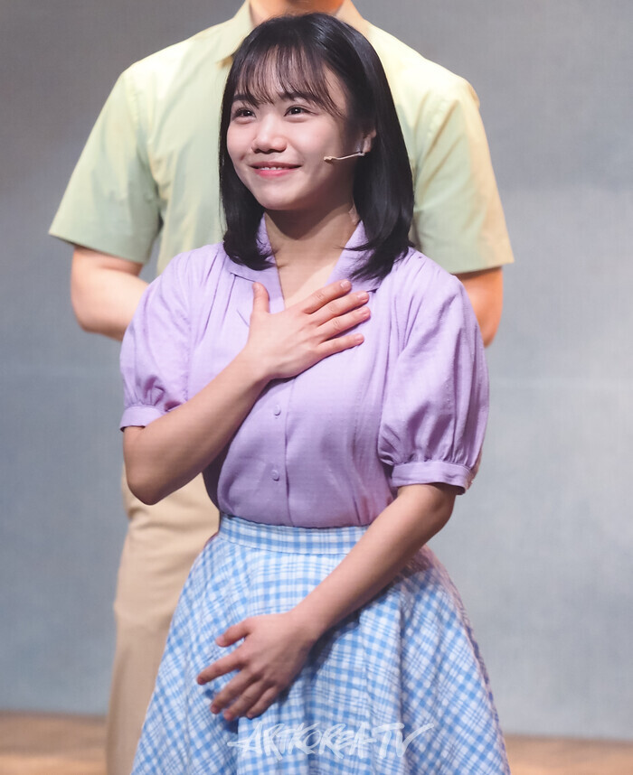 창작뮤지컬 '그해 여름' 커튼콜(서정인 역 홍나현). 2025.1.31 사진 ⓒ아트코리아방송 이용선 기자