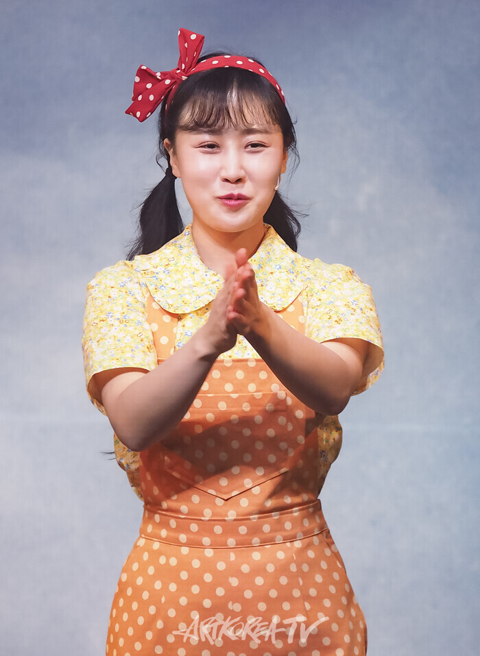 창작뮤지컬 '그해 여름' 커튼콜(이복자 역 이유경). 2025.1.31 사진 ⓒ아트코리아방송 이용선 기자