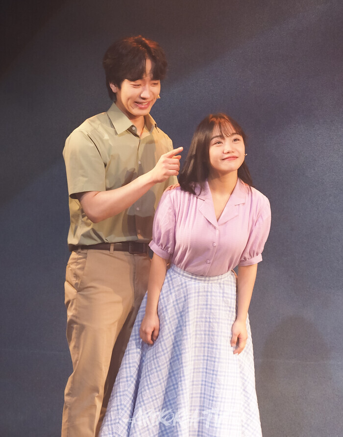 창작뮤지컬 '그해 여름' 커튼콜(안지환-홍나현). 2025.1.31 사진 ⓒ아트코리아방송 이용선 기자