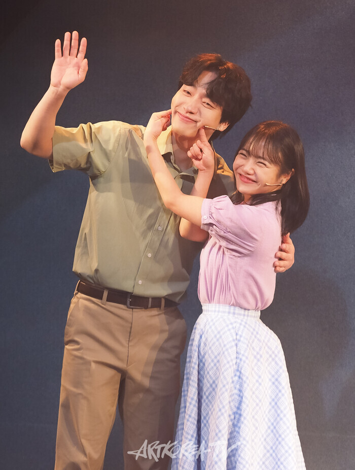 창작뮤지컬 '그해 여름' 커튼콜(안지환-홍나현). 2025.1.31 사진 ⓒ아트코리아방송 이용선 기자
