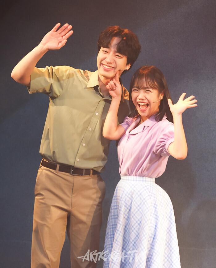 창작뮤지컬 '그해 여름' 커튼콜(안지환-홍나현). 2025.1.31 사진 ⓒ아트코리아방송 이용선 기자