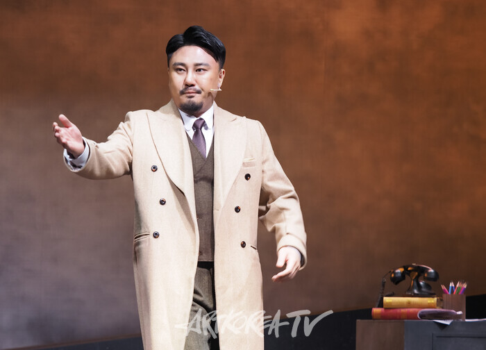 뮤지컬 '넬리블라이' 커튼콜(정호윤) 2025.02.01 사진 ⓒ아트코리아방송 이용선 기자