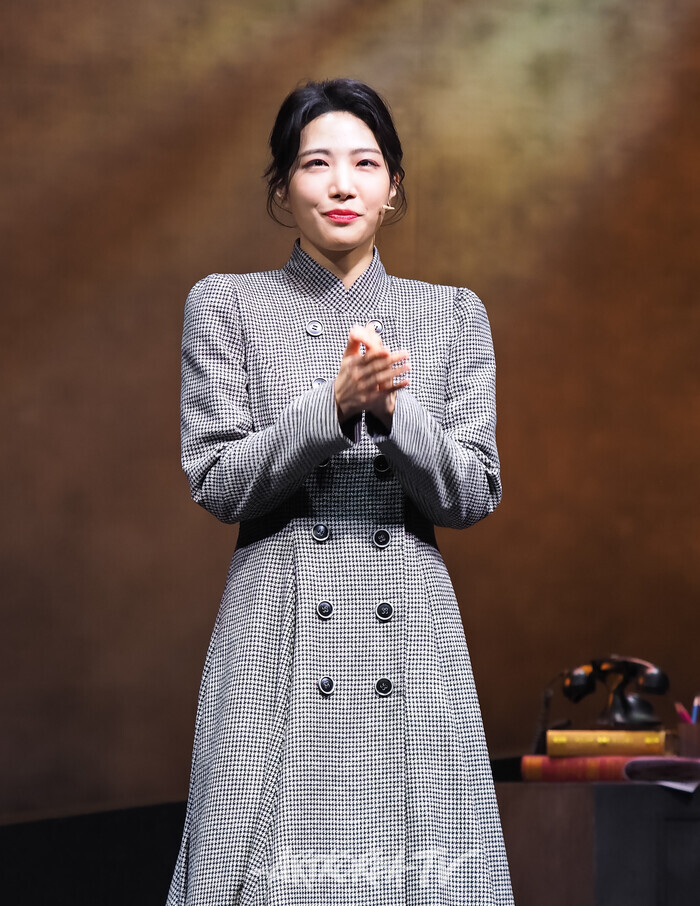 뮤지컬 '넬리블라이' 커튼콜(정다예) 2025.02.01 사진 ⓒ아트코리아방송 이용선 기자