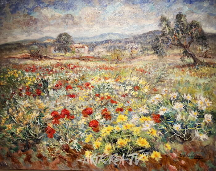 마요르카의 들판-92×73cm Oil on canvas