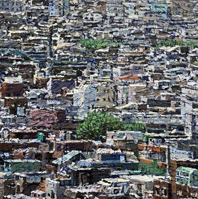 송지연,그 곳을 바라보다,60.6x60.6cm,Acrylic on linen,2025