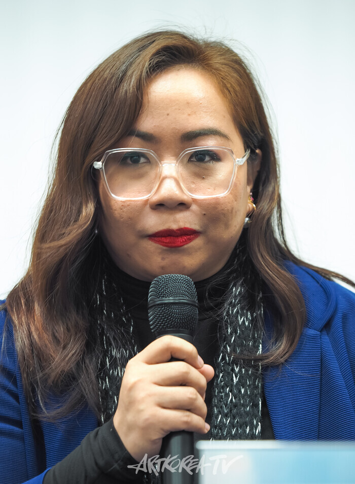 한세예스24문화재단의 필리핀 동남아시아문학총서 4-6권 출판기념 기자간담회(미카 드 리언 작가) 2025.02.14 사진 ⓒ아트코리아방송 이용선 기자