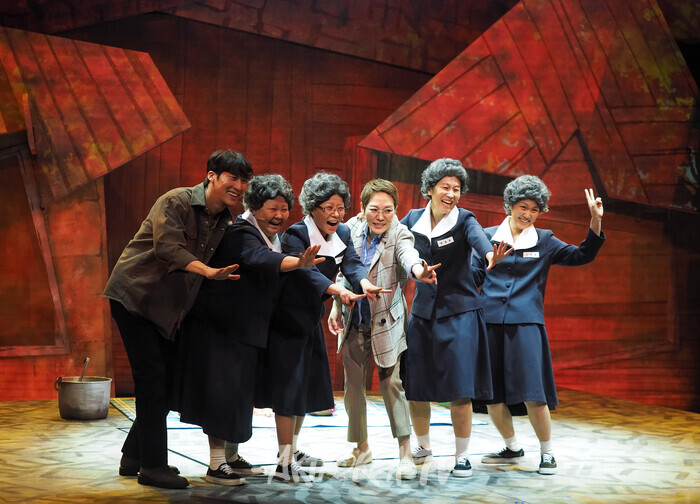 뮤지컬 '오지게 재밌는 가시나들' 프레스콜. 2025.02.13 사진 ⓒ아트코리아방송 이용선 기자