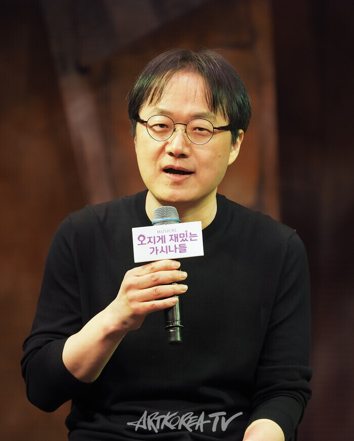 뮤지컬 '오지게 재밌는 가시나들' 프레스콜(김재환 예술감독). 2025.02.13 사진 ⓒ아트코리아방송 이용선 기자