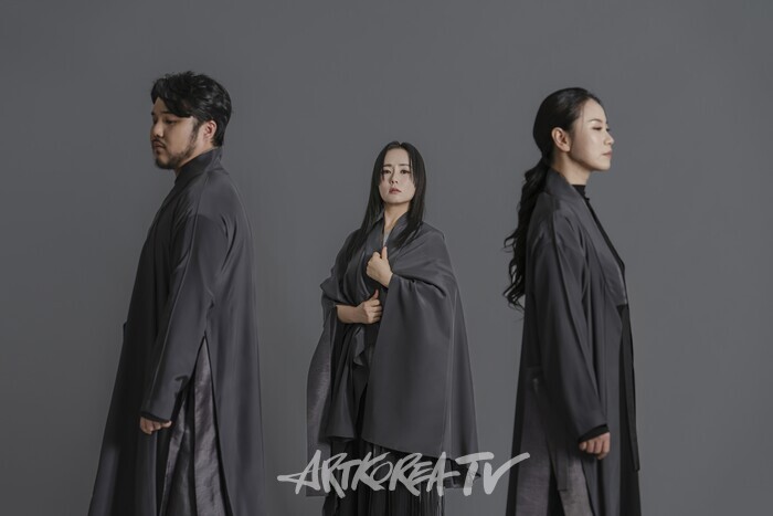 국립창극단 '보허자-허공을 걷는 자' 안견-무심-대어향. 제공 국립극장