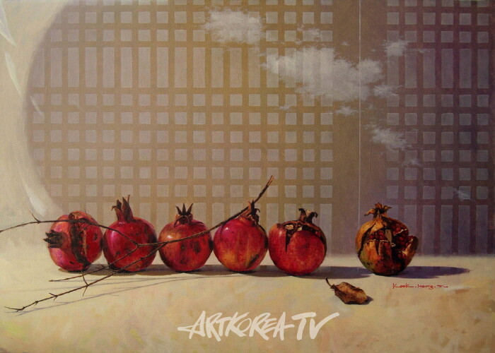 '3인의 하모니展' - 석류이야기 - 국홍주 작가1