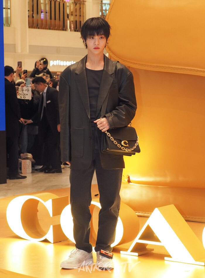 코치 태비샵 팝업 행사(트레저 지훈) 2025.02.21 사진 ⓒ아트코리아방송 이용선 기자