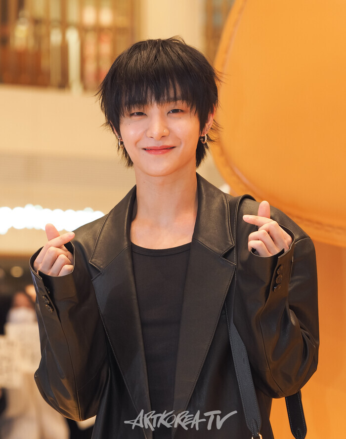 코치 태비샵 팝업 행사(트레저 지훈) 2025.02.21 사진 ⓒ아트코리아방송 이용선 기자