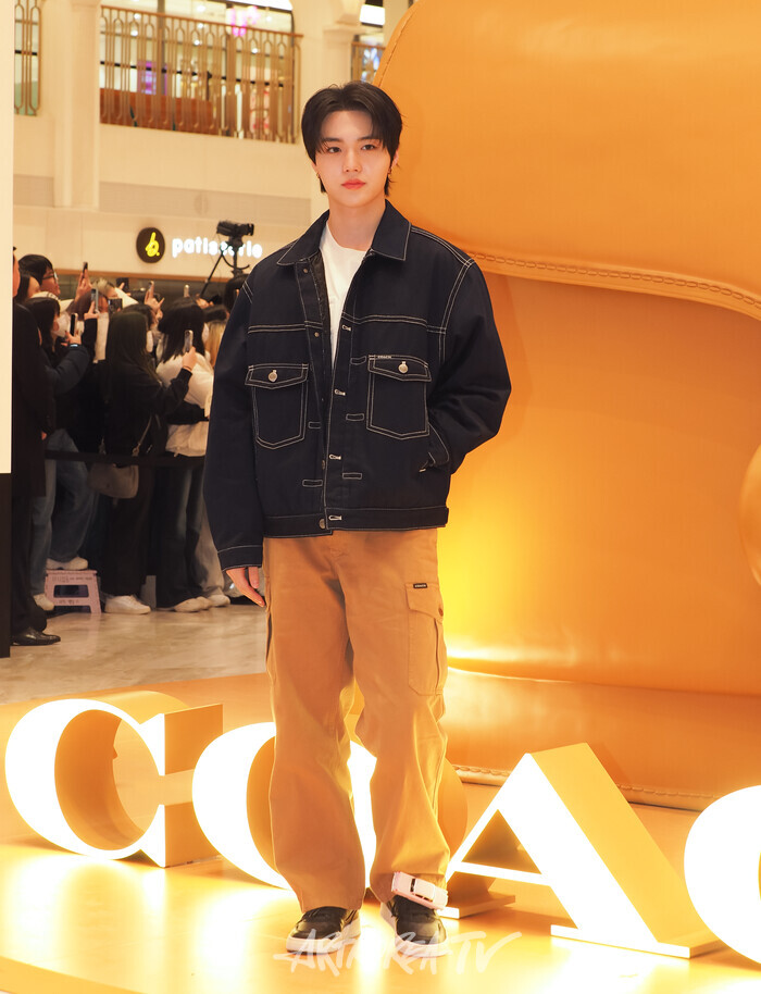 코치 태비샵 팝업 행사(트레저 도영) 2025.02.21 사진 ⓒ아트코리아방송 이용선 기자