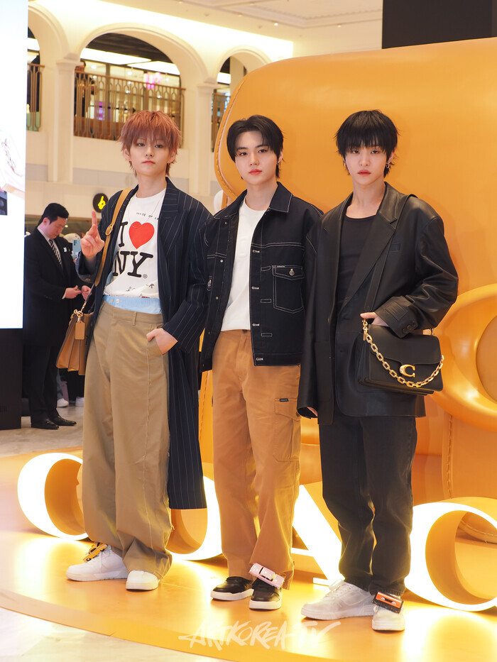 코치 태비샵 팝업 행사(트레저 도영, 지훈, 요시) 2025.02.21 사진 ⓒ아트코리아방송 이용선 기자