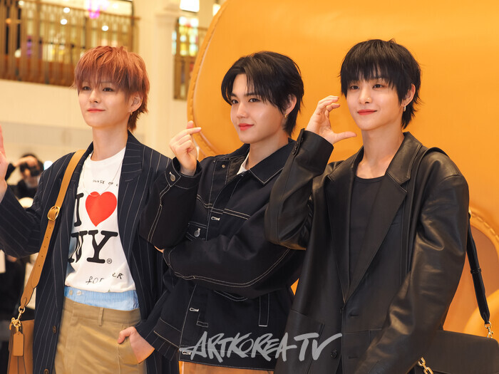 코치 태비샵 팝업 행사(트레저 도영, 지훈, 요시) 2025.02.21 사진 ⓒ아트코리아방송 이용선 기자