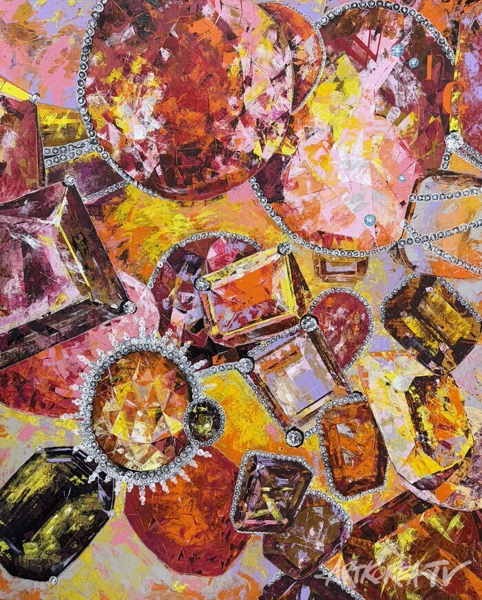 숨어있는 예쁜별, 162..2 x 130.3cm, mixed media,  2025