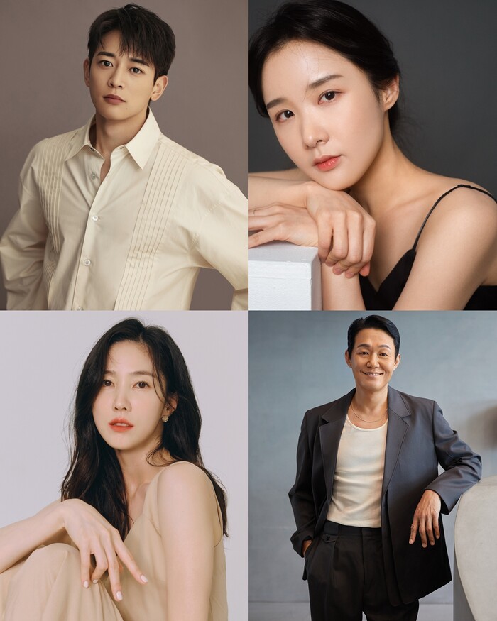 연극 '랑데부' 캐스트(사진 위쪽부터 시계 방향 최민호-김하리-박성웅-이수경) 제공 예술의전당