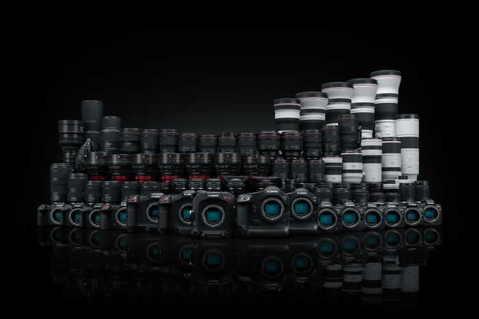 캐논 EOS R 시스템 라인업. 제공 캐논
