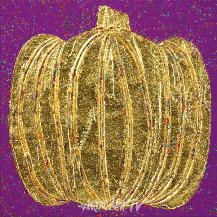 Light meets light    Mixed media & 24K Pure gold leaf 31.8x31.8cm  2024