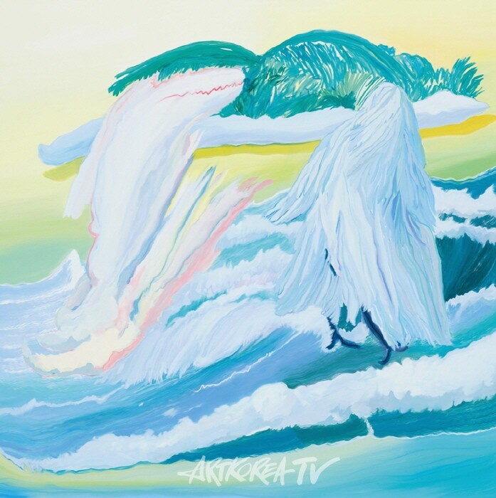 Don't touch me, oil on canvas, 130.3 x 130.3cm, 2025