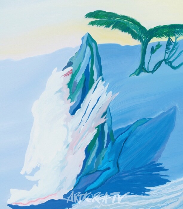 fMy red teeth, oil on canvas, 72.7 x 60.6 cm, 2025