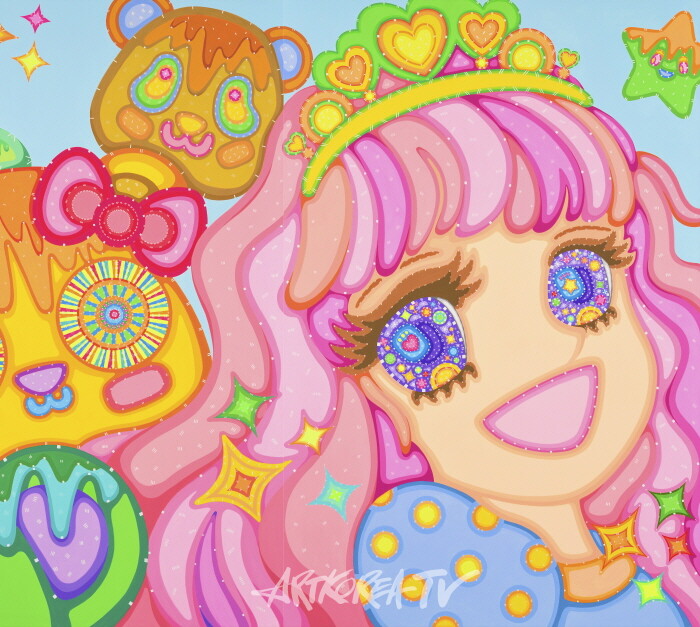 wonderland, 300x150cm, acrylic on canvas, 2022