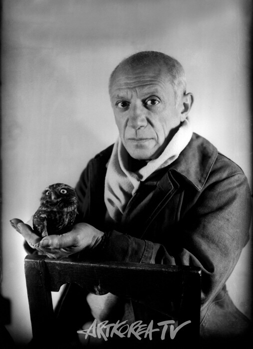 필립스옥션, 홍콩 아트 위크 맞아 경매 및 특별 전시 개최-Pablo Picasso with an owl