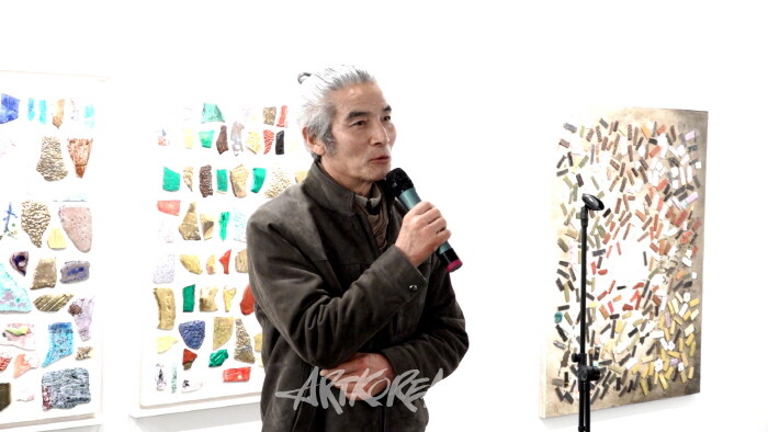 갤러리 모나리자 산촌, ‘8인의 우주파 창립전’ 개막-공병 작가